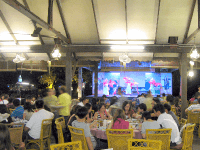 コタキナバルのシーフードレストラン